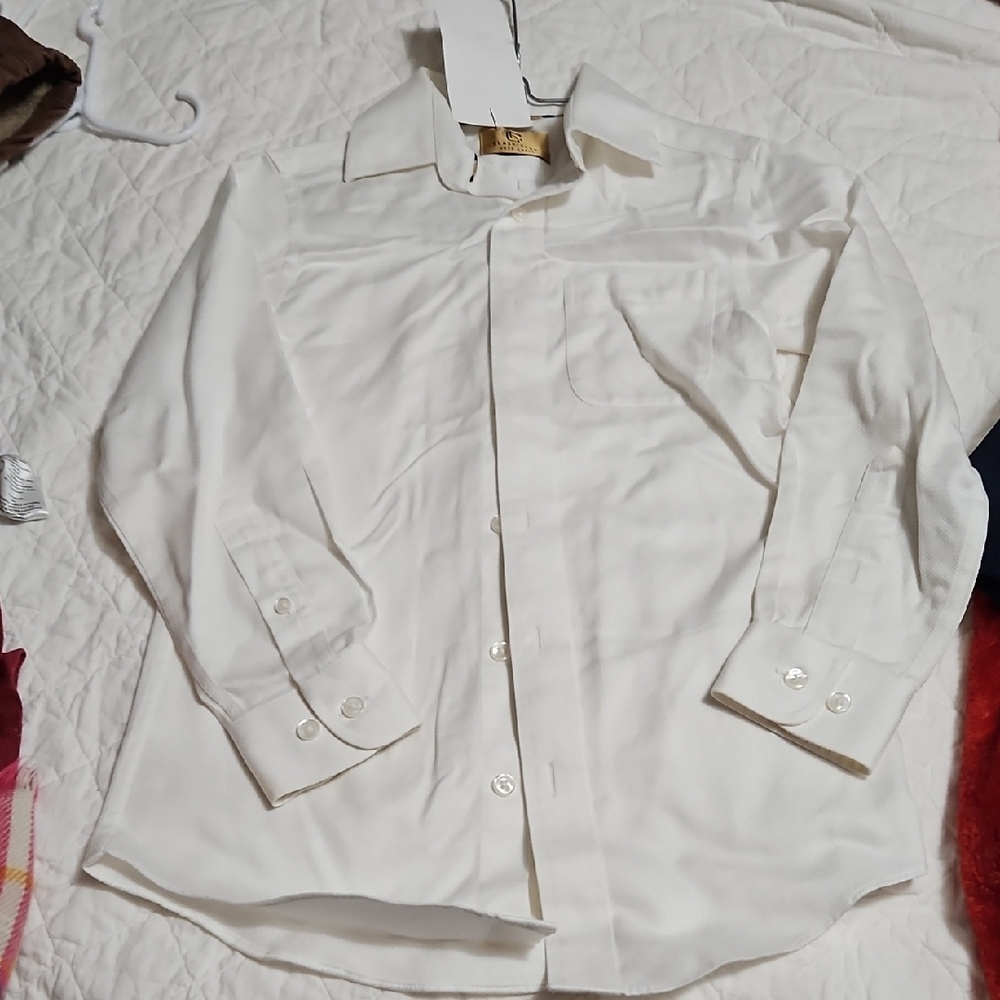 Class Club Kids Ivory Button Down Shirt
